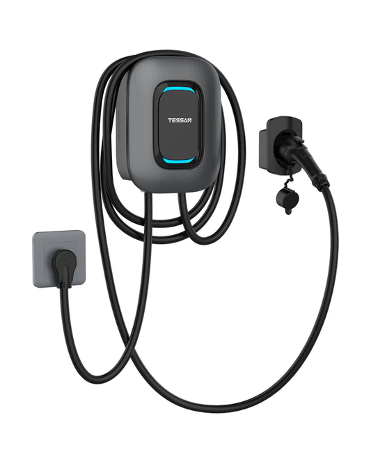 TESSAN 40A Level 2 EV Charger - 240V Home Charging Station with 25ft Cable & NEMA 14-50 Plug