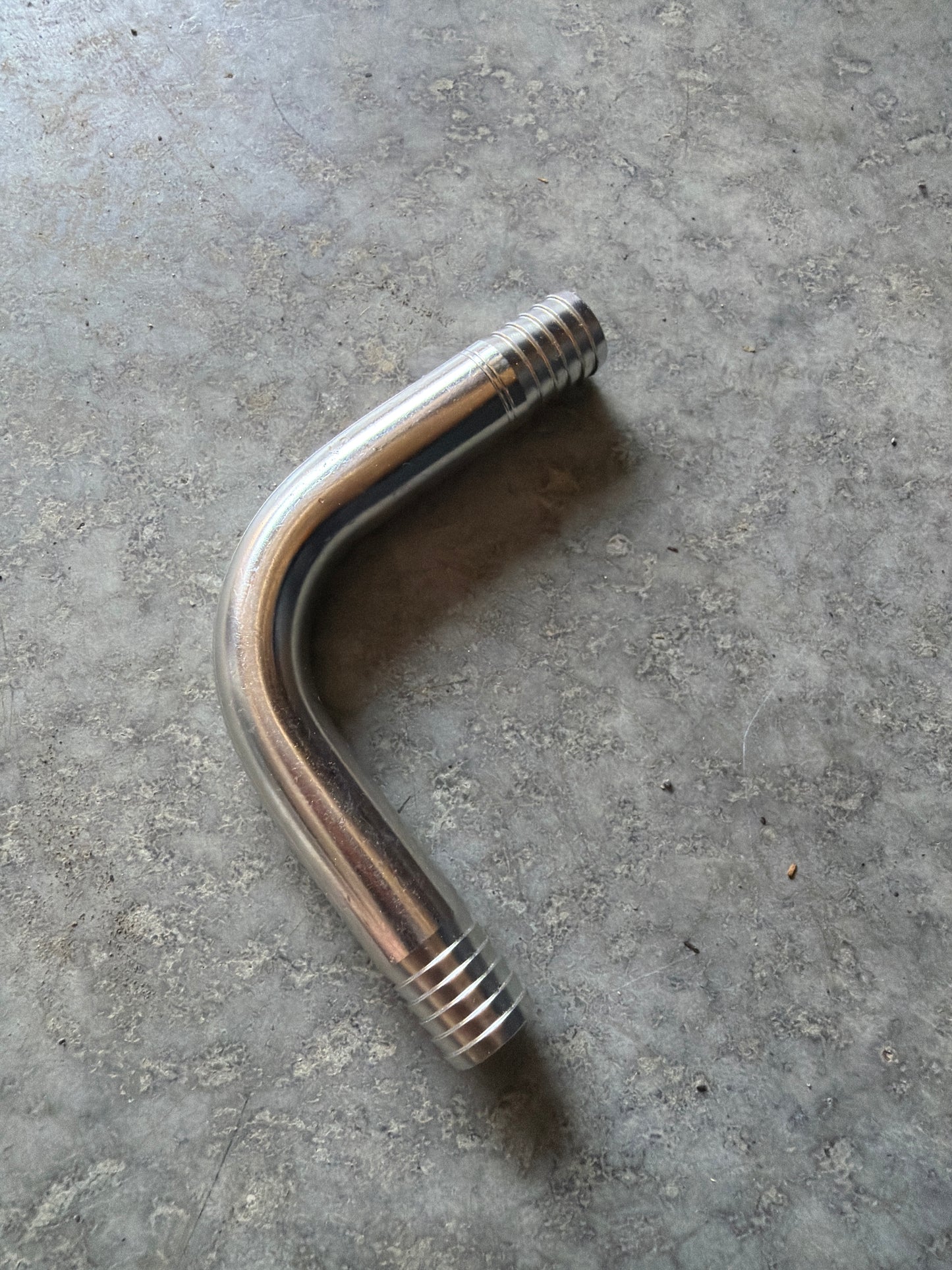 BPS-1002114C/16176 Stainless Steel Elbow 1/2 Barb x 1/2 Barb - 5 Pack